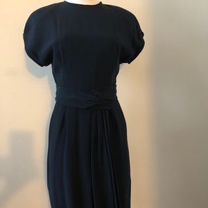 Vintage black dress.